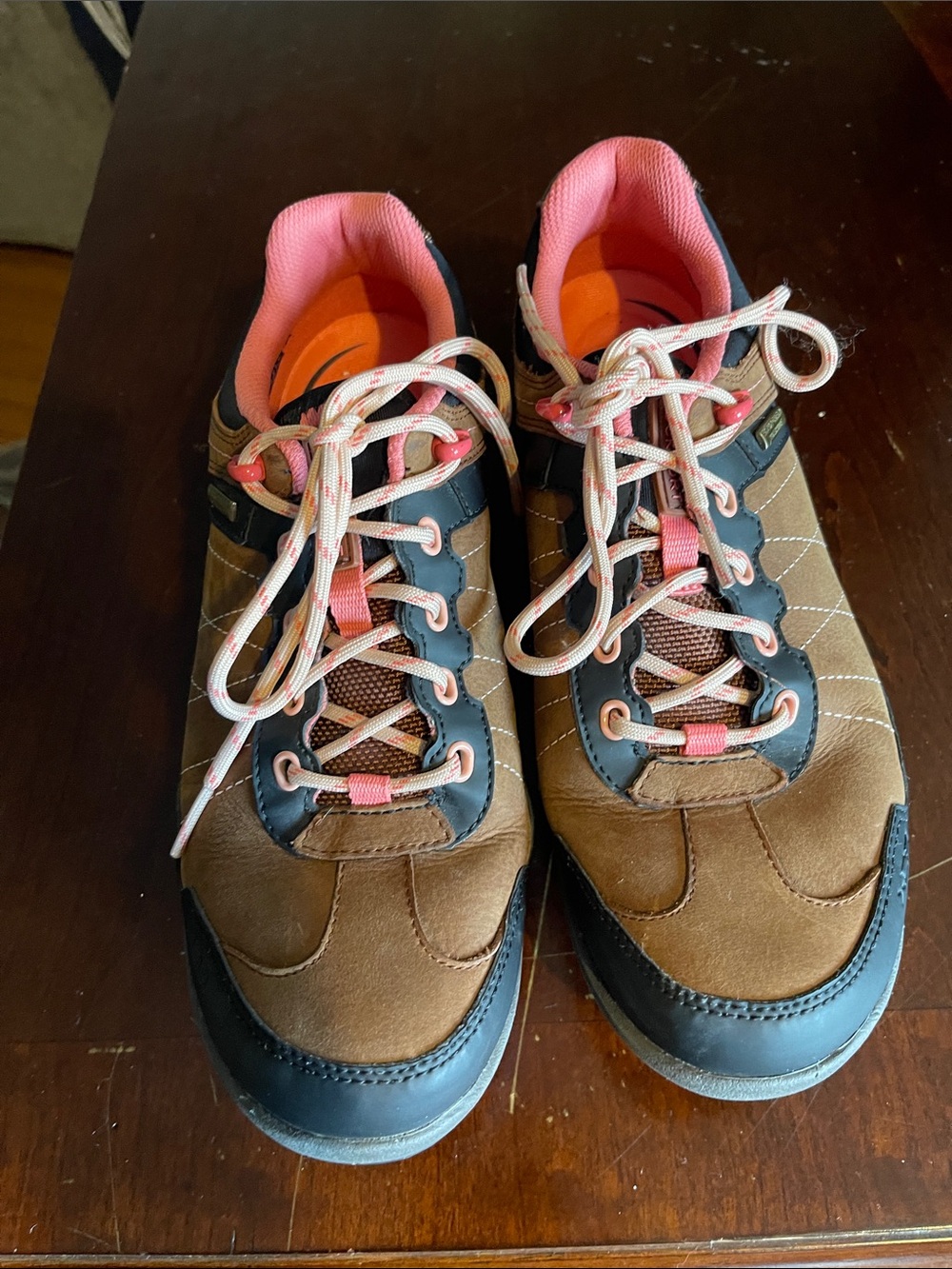 Rockport Brown and Pink Waterproof Hydro-Shield Women's Athletic Shoes